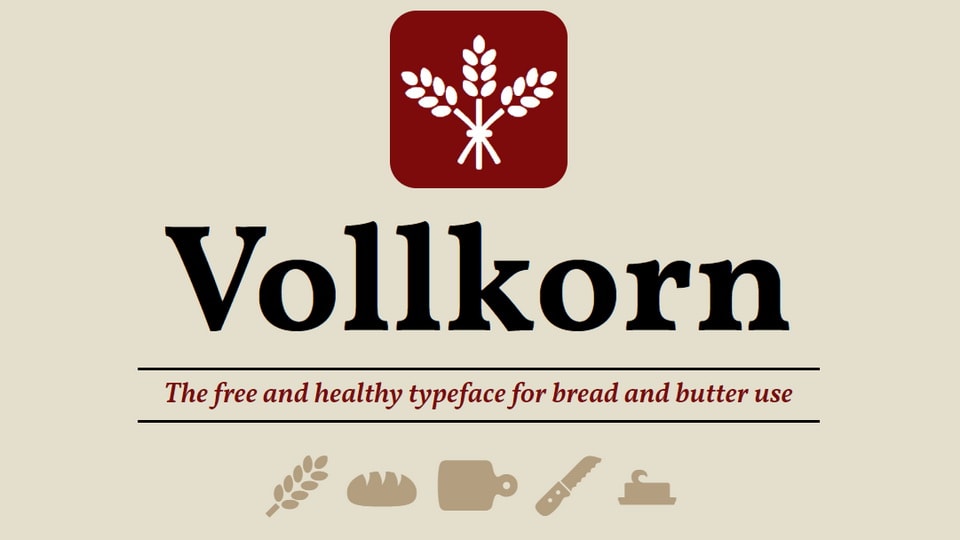 vollkorn font logo