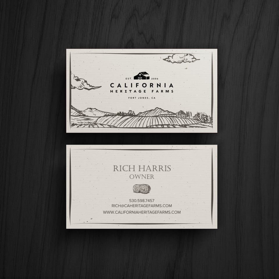 vintage business card