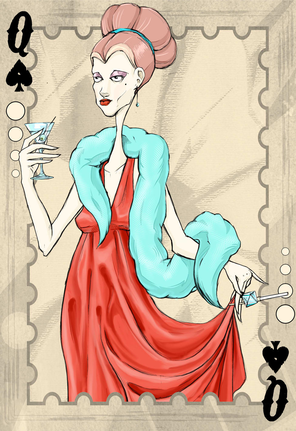 Full color playing card