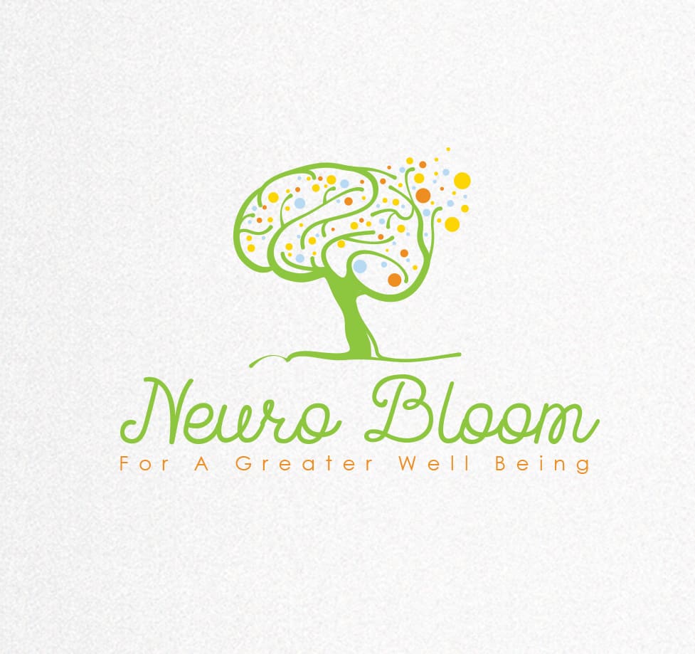 Neuro Bloom logo and tagline
