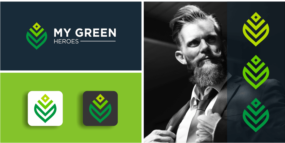 Identité visuelle pour une entreprise dans la technologie environnementale