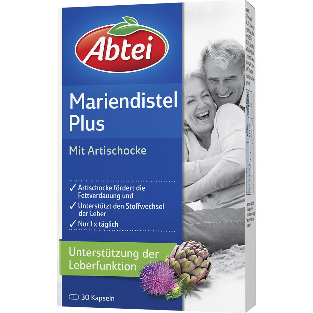 护肝片水飞蓟油 洋蓟 维生素e(30粒) mariendistell plus artischocke