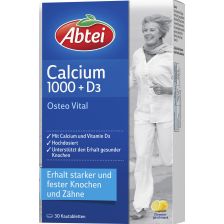 爱普泰 钙1000 D3 咀嚼片 中老年骨骼保健 (30粒)Calcium 1000 Plus D3 Osteo Vital Kautabletten (30 Tabletten)