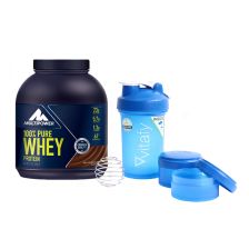 100% Pure Whey Protein (2000g) + Blender Bottle Vitafy Prostak (650ml)
