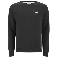Herren Crew Neck Sweatshirt Schwarz