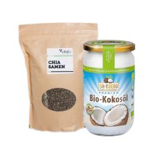 Chia Samen (1000g) + Dr. Goerg Kokosöl (1000ml)