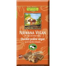 Nirwana vegane Schokolade mit Praliné-Füllung bio (100g)