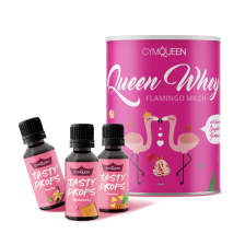 Whey Milky Flamingo (300g) + 3 x Tasty Drops (3x30ml)