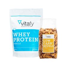 Whey Protein Essentials (1000g) + Low Carb Müesli (525g)