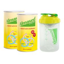 2 x Almased Vitalkost Pulver (2x500g) + Almased Shaker
