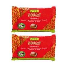 2 x Nougat Schokolade (2x100g)