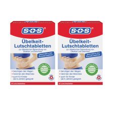 2 x SOS Übelkeit Lutschtabletten (2x20 Lutschtabletten)