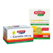 L-Carnitin 500mg (120 Kapseln) + L-Carnitin Bonbons (95g)