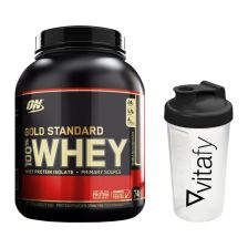 100% Whey Gold Standard (2273g) + Vitafy Shaker (600ml)