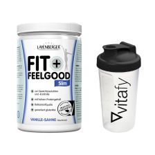 Fit+Feelgood Mahlzeitersatz SLIM (430g) + Vitafy Shaker (600ml)