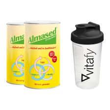 2 x Pulver Almased (500g) + Vitafy Shaker (600ml