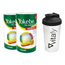 2 x Yokebe Classic (2x480g) + Vitafy Shaker (600ml)