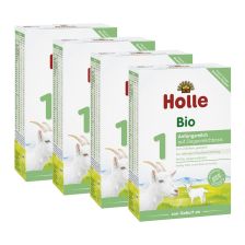 4 x Bio-Anfangsmilch 1 auf Ziegenmilchbasis von Geburt an (4x400g)