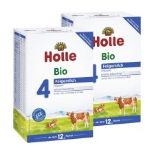 2 x Bio-Folgemilch 4, ab dem 12. Monat (2x600g)