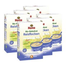 6 x Bio-Babybrei Reisflocken nach dem 4. Monat (6x250g)