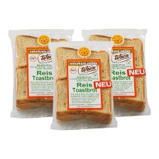 3 x Reis-Toastbrot bio (3x250g)