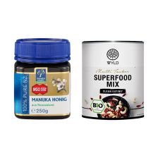 Manuka Honig MGO 550+ (250g) + WYLD Bio Superfood Mix "Multi Tasker" (250g)