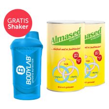 2 x Pulver Almased (500g) + Bodylab 24 Shaker