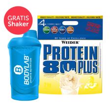 Protein 80 Plus (500g) + Bodylab 24 Shaker
