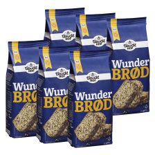 6 x Bio Backmischung Wunderbrød Haferflockenbrot (6x600g)