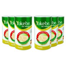6 x Yokebe Aktivkost Vanille Pulver Lactosefrei (6x500g)