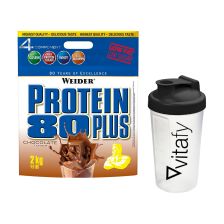 Protein 80 Plus (2000g) + Vitafy Shaker (600ml)