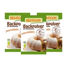 3 x Weinstein-Backpulver phosphatfrei bio (3x4x17g)