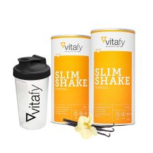 2 x Slim Shake (2x500g) + Vitafy Shaker (600ml)