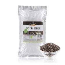Bio Chia Samen schwarz-weiß (Salvia hispanica) (1000g)