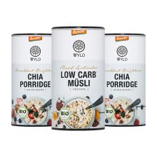3 x Demeter Low Carb* Müsli / Demeter Chia Porridge (350g)