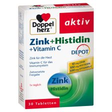 Zink + Histidin + Vitamin C Depot (30 Tabletten)