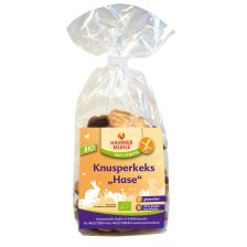 Knusperkeks Hase mit Vollmilchfuß bio (150g)