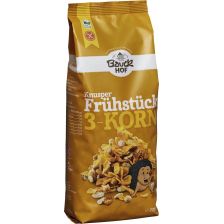 3-Korn Knusper Frühstück glutenfrei bio (225g)