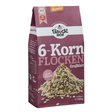 2 x 6-Korn-Flocken ohne Weizen demeter (2x500g)