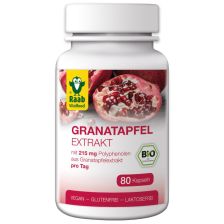 Bio Granatapfelextrakt (80 Kapseln)