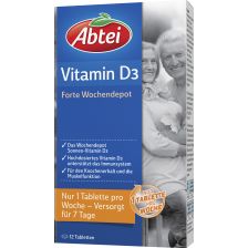 Vitamin D3 Forte Wochendepot (12 Tabletten) 爱普泰维他命D3,12 片