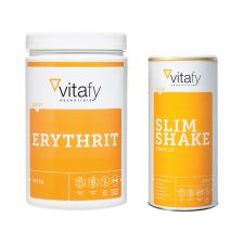 Erythrit (1000g) + Vitafy Essentials Slim Shake (500g)