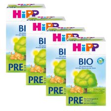 4 x Bio PRE Anfangsmilch (4x600g)