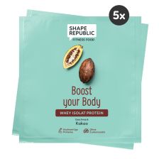 5 x Whey Isolat Protein Kakao »Boost your Body« to go (5x30g)