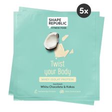 5 x Whey Isolat Protein White Chocolate & Coco »Twist your Body« to go (5x30g)