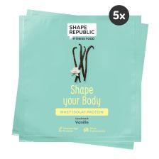 5 x Whey Isolat Protein Vanille »Shape your Body« to go (5x30g)