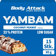YamBam Bar - 15x80g - Coconut Peanut