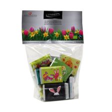 Oster-Napolitains, Vollmilch- & Zartbitterschokolade gemischt bio (90g)