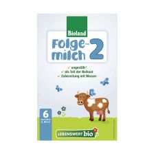 Lebenswert Bio-Folgemilch 2, nach dem 6. Monat (500g)