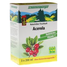 BIO Acerola Naturtrüber Fruchtsaft (3x200ml)